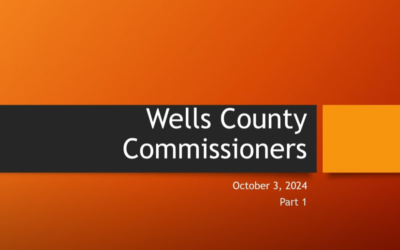 October 3, 2024 Wells County Commissioners, ND 1 of 3