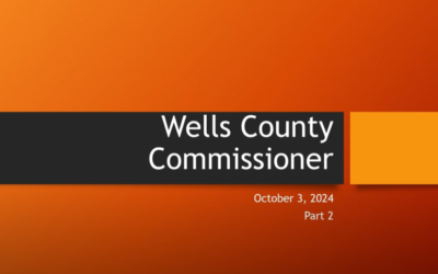 October 3, 2024 Wells County Commissioners, ND 2 of 3