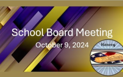 School Board Meeting Oct 9, 2024, Harvey, ND