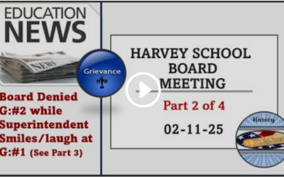 02-11-25 Harvey School Board Meeting/Grievances, ND Part 2 of 4