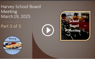 March 19, 2025 Harvey School Board Meeting, ND Part 3 of 3