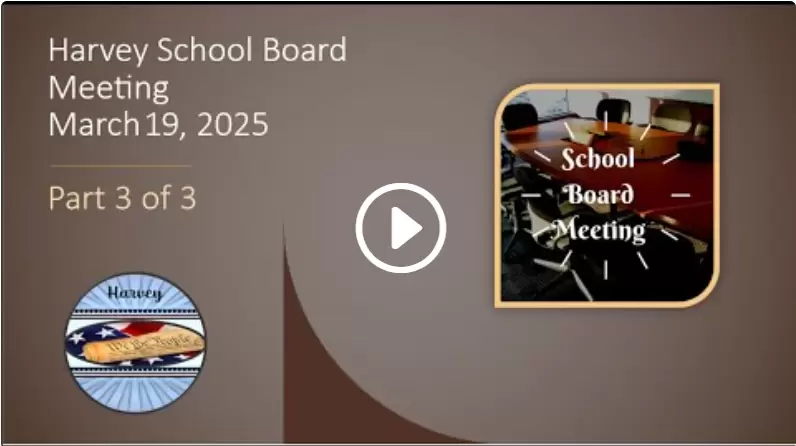 March 19, 2025 Harvey School Board Meeting, ND Part 3 of 3
