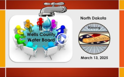 March 13, 2025 Water Board Meeting, Wells Co. North Dakota