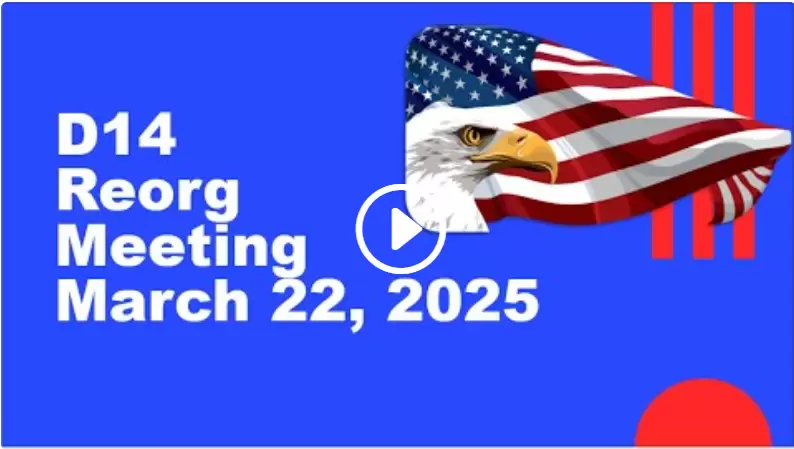 March 22, 2025 D14 Reorg Meeting