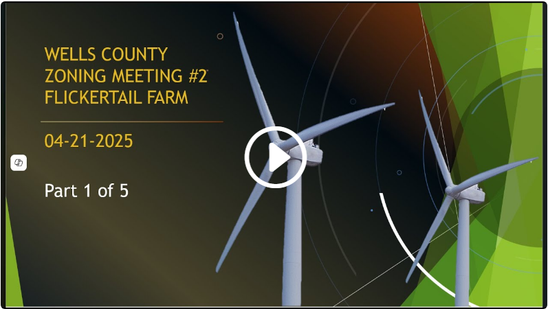 April 21, 2025 Flickertail Farm Zoning Meeting 2 Part 1 of 5, Wells County, North Dakota