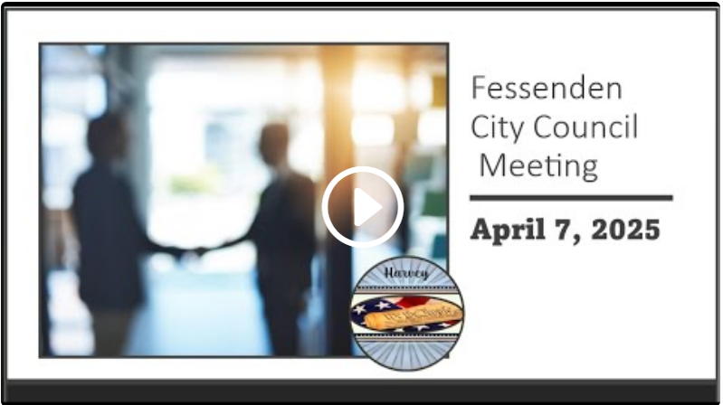 April 7, 2025 Fessenden City Council Meeting, North Dakota