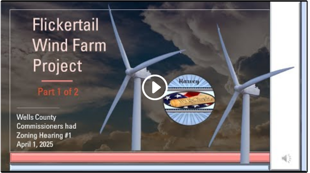 Flickertail Wind Farm Part 1 of 2