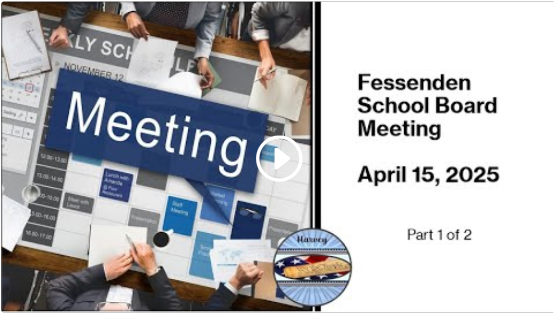 April 15, 2025 Fessenden School Board Meeting Part 1 of 2, North Dakota