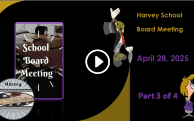 April 28, 2025 School Board Meeting Part 3 of 4; Harvey, ND
