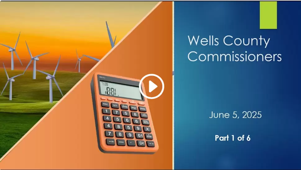 June 5, 2025 Wells County Commissioners Meeting Part 1 of 6