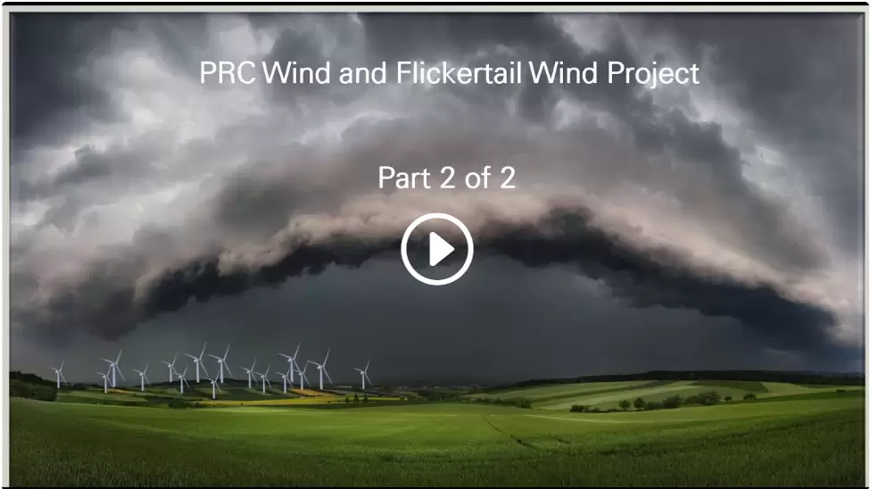 Wells and Eddy County Wind Project Part 2 of 2; North Dakota
