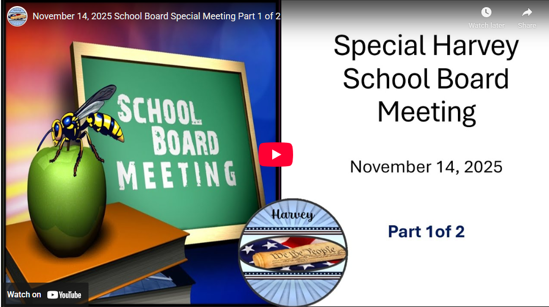 November 14, 2025 School Board Special Meeting Part 1 of 2